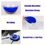 GreatCool 62 Car Wash Brush Kit Mitt Mop Sponge with Long Handle Chenille Microfiber Car Cleaning Brush Kit Supplies Car Washing Mop Kit Car Care of Scratch-Free Replacement Head for Car RV Truck - Image 16