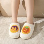 BERANMEY Halloween Slippers for Women Perfect Soft Plush Comfy Warm Slip-On Cute Womens Slippers Indoor Fluffy House Slippers for Women and Men Non-slip Fuzzy Flat Slides - Image 94