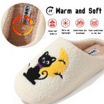BERANMEY Halloween Slippers for Women Perfect Soft Plush Comfy Warm Slip-On Cute Womens Slippers Indoor Fluffy House Slippers for Women and Men Non-slip Fuzzy Flat Slides - Image 83
