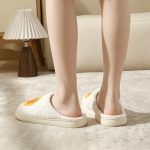 BERANMEY Halloween Slippers for Women Perfect Soft Plush Comfy Warm Slip-On Cute Womens Slippers Indoor Fluffy House Slippers for Women and Men Non-slip Fuzzy Flat Slides - Image 96