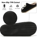 BERANMEY Halloween Slippers for Women Perfect Soft Plush Comfy Warm Slip-On Cute Womens Slippers Indoor Fluffy House Slippers for Women and Men Non-slip Fuzzy Flat Slides - Image 26