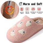 BERANMEY Halloween Slippers for Women Perfect Soft Plush Comfy Warm Slip-On Cute Womens Slippers Indoor Fluffy House Slippers for Women and Men Non-slip Fuzzy Flat Slides - Image 80
