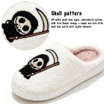 BERANMEY Halloween Slippers for Women Perfect Soft Plush Comfy Warm Slip-On Cute Womens Slippers Indoor Fluffy House Slippers for Women and Men Non-slip Fuzzy Flat Slides - Image 39