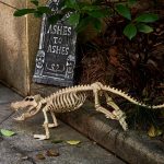 Joyfy Halloween Skeleton Fish Skeleton Halloween Decor,Plastic Skeleton with LED Eye for Halloween Decoration Outdoor Haunted House Party - Image 21