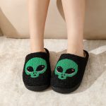 BERANMEY Halloween Slippers for Women Perfect Soft Plush Comfy Warm Slip-On Cute Womens Slippers Indoor Fluffy House Slippers for Women and Men Non-slip Fuzzy Flat Slides - Image 101