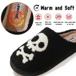 BERANMEY Halloween Slippers for Women Perfect Soft Plush Comfy Warm Slip-On Cute Womens Slippers Indoor Fluffy House Slippers for Women and Men Non-slip Fuzzy Flat Slides - Image 24