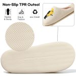 BERANMEY Halloween Slippers for Women Perfect Soft Plush Comfy Warm Slip-On Cute Womens Slippers Indoor Fluffy House Slippers for Women and Men Non-slip Fuzzy Flat Slides - Image 85