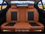 FLORICH Leather Car Seat Covers Full Set for Cars, SUVs & Trucks, Pink Black Front & Rear Automotive Seat Covers, Universal Fit for Toyota Honda Ford Jeep - Image 59