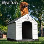 Waleaf Plastic Dog House Outdoor Indoor for Small Medium Larige Dogs,Waterproof Dog Houses with Elevated Floor and Air Vents,Durable Ventilate & Easy Clean and Assemble - Image 16