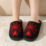 BERANMEY Halloween Slippers for Women Perfect Soft Plush Comfy Warm Slip-On Cute Womens Slippers Indoor Fluffy House Slippers for Women and Men Non-slip Fuzzy Flat Slides - Image 35