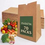 100 Pack Paper Kraft Paper Bags,Heavy Duty Large Grocery Brown Bag,14x10.5x6.5 Inch Bags for Storage,Take out,Shopping,Sacks - Image 13