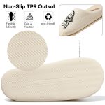 BERANMEY Halloween Slippers for Women Perfect Soft Plush Comfy Warm Slip-On Cute Womens Slippers Indoor Fluffy House Slippers for Women and Men Non-slip Fuzzy Flat Slides - Image 106