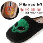BERANMEY Halloween Slippers for Women Perfect Soft Plush Comfy Warm Slip-On Cute Womens Slippers Indoor Fluffy House Slippers for Women and Men Non-slip Fuzzy Flat Slides - Image 97