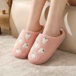 BERANMEY Halloween Slippers for Women Perfect Soft Plush Comfy Warm Slip-On Cute Womens Slippers Indoor Fluffy House Slippers for Women and Men Non-slip Fuzzy Flat Slides - Image 76