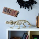 Joyfy Halloween Skeleton Fish Skeleton Halloween Decor,Plastic Skeleton with LED Eye for Halloween Decoration Outdoor Haunted House Party - Image 26