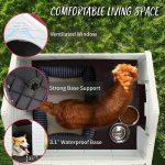 Waleaf Plastic Dog House Outdoor Indoor for Small Medium Larige Dogs,Waterproof Dog Houses with Elevated Floor and Air Vents,Durable Ventilate & Easy Clean and Assemble - Image 25