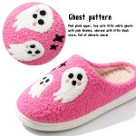 BERANMEY Halloween Slippers for Women Perfect Soft Plush Comfy Warm Slip-On Cute Womens Slippers Indoor Fluffy House Slippers for Women and Men Non-slip Fuzzy Flat Slides - Image 53