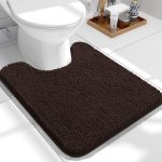 Buganda Bathroom Rugs 30x20, Quick Dry Machine Washable Chenille Bath Mats with Rubber Backing, Grey - Image 33