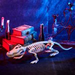 Joyfy Halloween Skeleton Fish Skeleton Halloween Decor,Plastic Skeleton with LED Eye for Halloween Decoration Outdoor Haunted House Party - Image 19