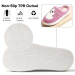 BERANMEY Halloween Slippers for Women Perfect Soft Plush Comfy Warm Slip-On Cute Womens Slippers Indoor Fluffy House Slippers for Women and Men Non-slip Fuzzy Flat Slides - Image 71