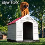 Waleaf Plastic Dog House Outdoor Indoor for Small Medium Larige Dogs,Waterproof Dog Houses with Elevated Floor and Air Vents,Durable Ventilate & Easy Clean and Assemble - Image 26