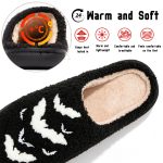 BERANMEY Halloween Slippers for Women Perfect Soft Plush Comfy Warm Slip-On Cute Womens Slippers Indoor Fluffy House Slippers for Women and Men Non-slip Fuzzy Flat Slides - Image 59