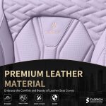 FLORICH Leather Car Seat Covers Full Set for Cars, SUVs & Trucks, Pink Black Front & Rear Automotive Seat Covers, Universal Fit for Toyota Honda Ford Jeep - Image 38