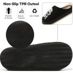 BERANMEY Halloween Slippers for Women Perfect Soft Plush Comfy Warm Slip-On Cute Womens Slippers Indoor Fluffy House Slippers for Women and Men Non-slip Fuzzy Flat Slides - Image 113