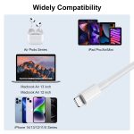 iPhone Charger, 2 Pack 20W PD White Fast Charger Block with 6ft Fast Charging Cables Compatible with iPhone 14/13/12/11 - Image 13
