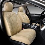 FLORICH Leather Car Seat Covers Full Set for Cars, SUVs & Trucks, Pink Black Front & Rear Automotive Seat Covers, Universal Fit for Toyota Honda Ford Jeep - Image 45