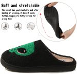 BERANMEY Halloween Slippers for Women Perfect Soft Plush Comfy Warm Slip-On Cute Womens Slippers Indoor Fluffy House Slippers for Women and Men Non-slip Fuzzy Flat Slides - Image 98