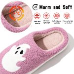 BERANMEY Halloween Slippers for Women Perfect Soft Plush Comfy Warm Slip-On Cute Womens Slippers Indoor Fluffy House Slippers for Women and Men Non-slip Fuzzy Flat Slides - Image 69