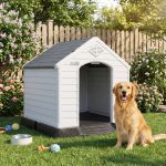 Waleaf Plastic Dog House Outdoor Indoor for Small Medium Larige Dogs,Waterproof Dog Houses with Elevated Floor and Air Vents,Durable Ventilate & Easy Clean and Assemble - Image 17